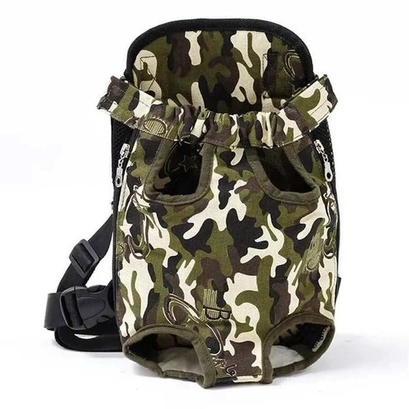 Breathable Pet Carrier Backpack – Front/Back Wear with Mesh Design