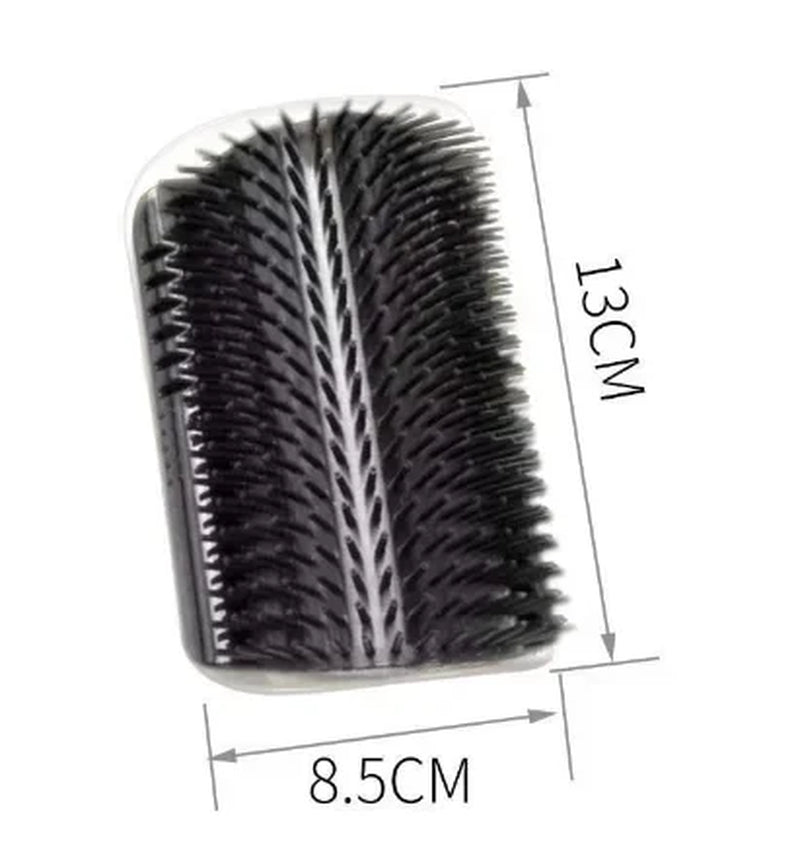 Cat Self-Grooming Wall Brush with Catnip – Corner Massage Comb