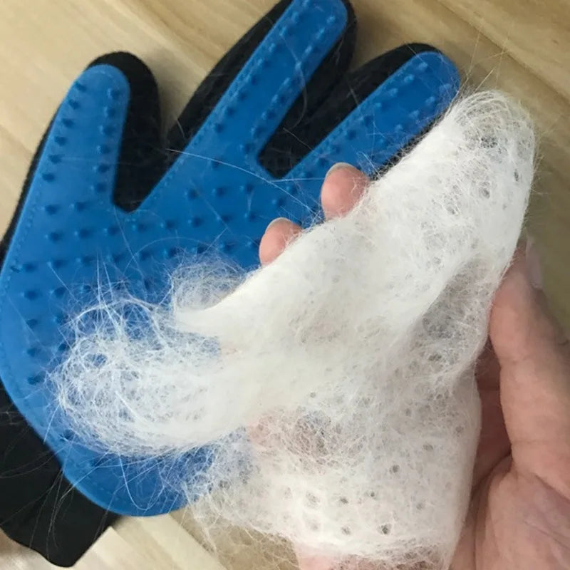 Pet Grooming Glove – Deshedding Brush & Massage Tool for Cats & Dogs