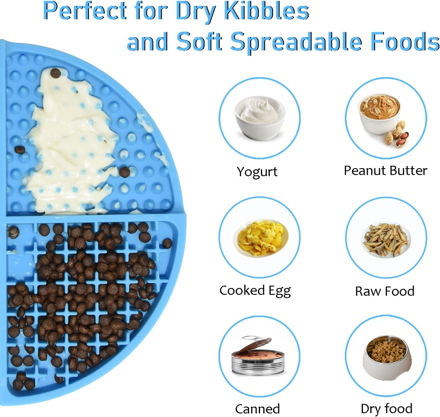 Slow Feeder Lick Mat – Anxiety Relief & Enrichment for Dogs & Cats