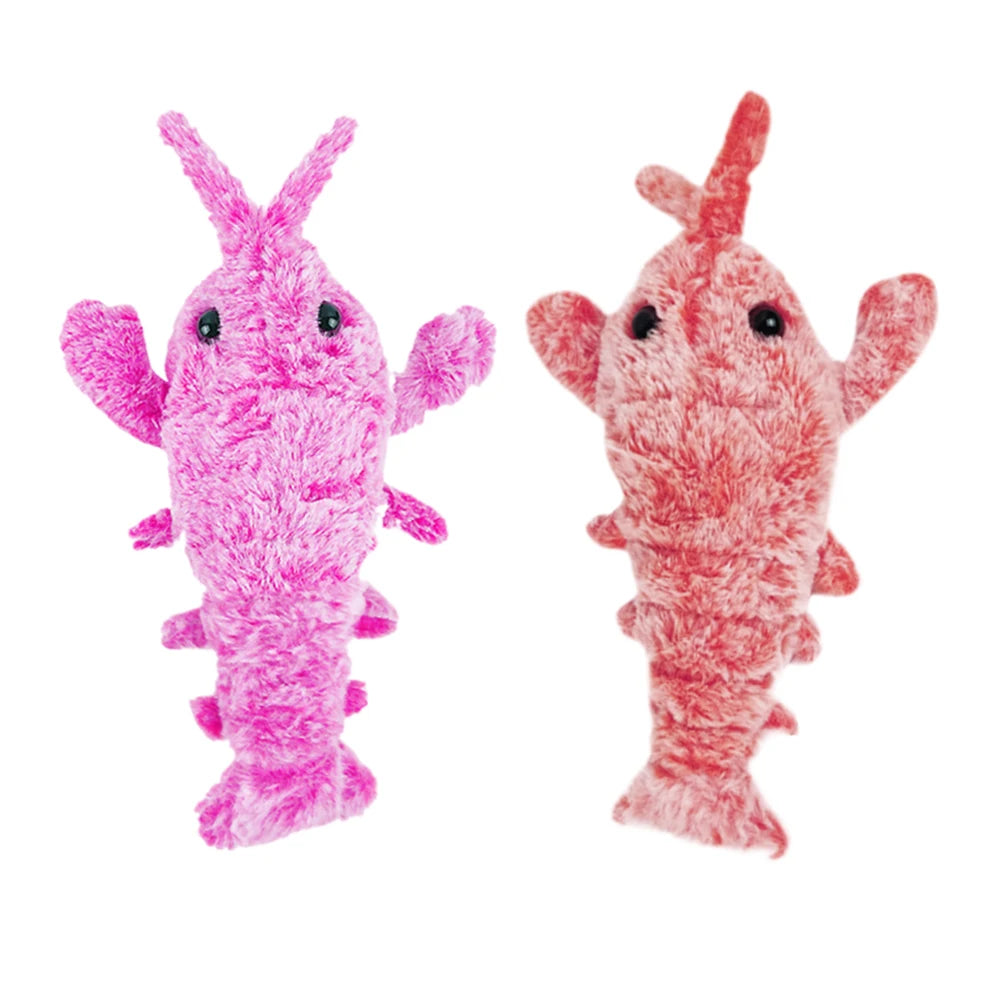 USB Rechargeable Floppy Lobster Cat Toy – Interactive Dancing Plush