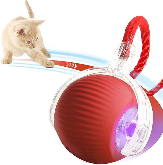 Interactive Cat Toy Ball – Automatic Rolling Motion-Sensor Pet Toy for Indoor Cats & Dogs (7cm)