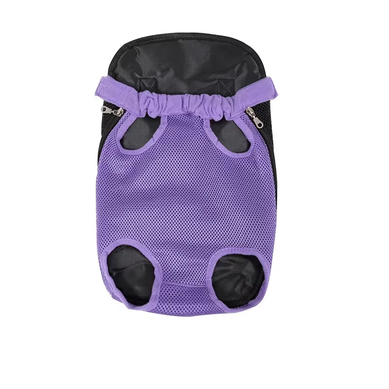 Breathable Pet Carrier Backpack – Front/Back Wear with Mesh Design