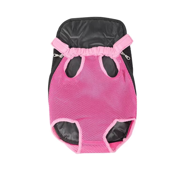 Breathable Pet Carrier Backpack – Front/Back Wear with Mesh Design