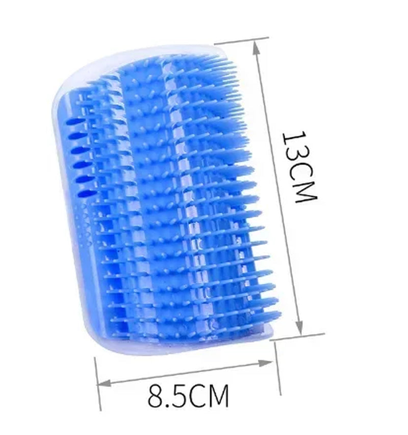 Cat Self-Grooming Wall Brush with Catnip – Corner Massage Comb
