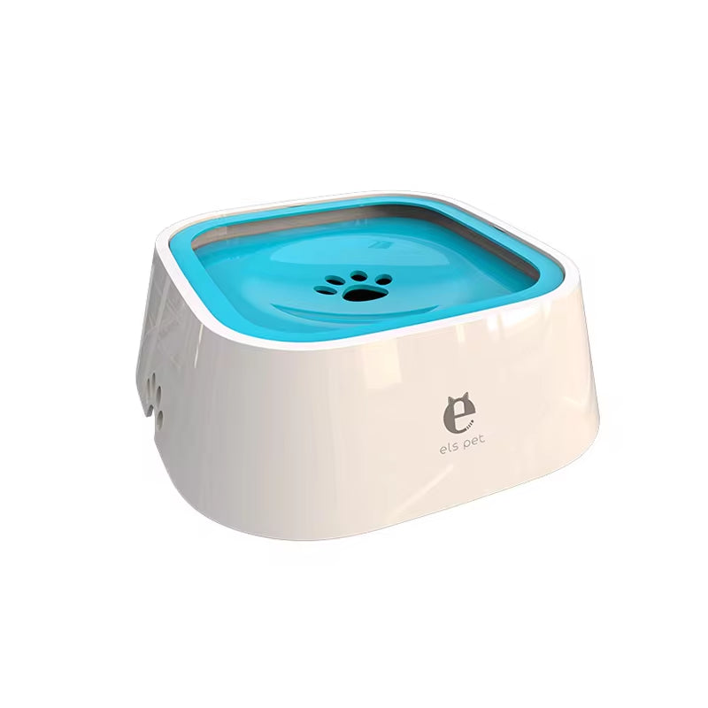 No-Spill Floating Pet Water Bowl – Anti-Wet Mouth & Splash-Proof