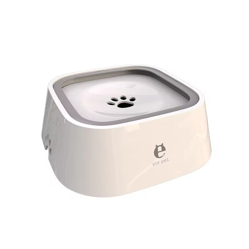 No-Spill Floating Pet Water Bowl – Anti-Wet Mouth & Splash-Proof