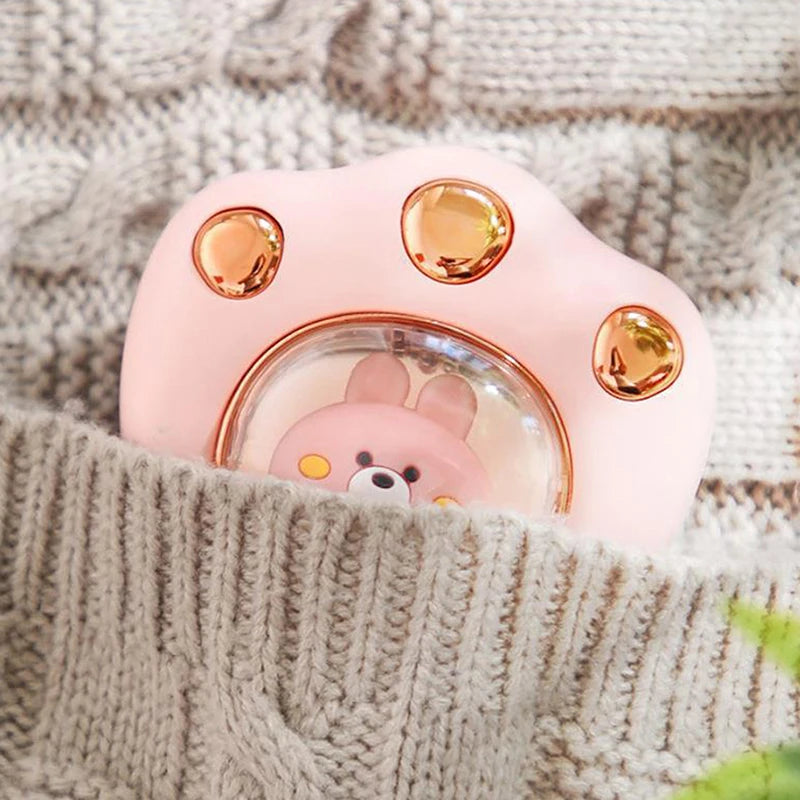 Rechargeable Cat Paw Hand Warmer – 1200mAh Portable USB Heater