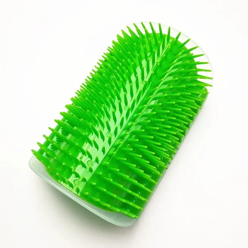 Cat Self-Grooming Wall Brush with Catnip – Corner Massage Comb