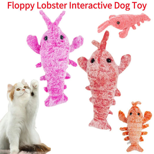 USB Rechargeable Floppy Lobster Cat Toy – Interactive Dancing Plush
