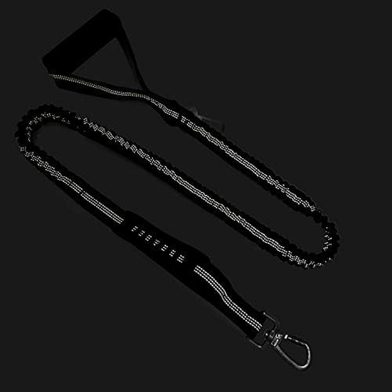 6FT Reflective Bungee Dog Leash – Heavy Duty Shock Absorbing with Dual Padded Handles & Traffic Control Grip – Medium & Large Dogs – Training & Walking