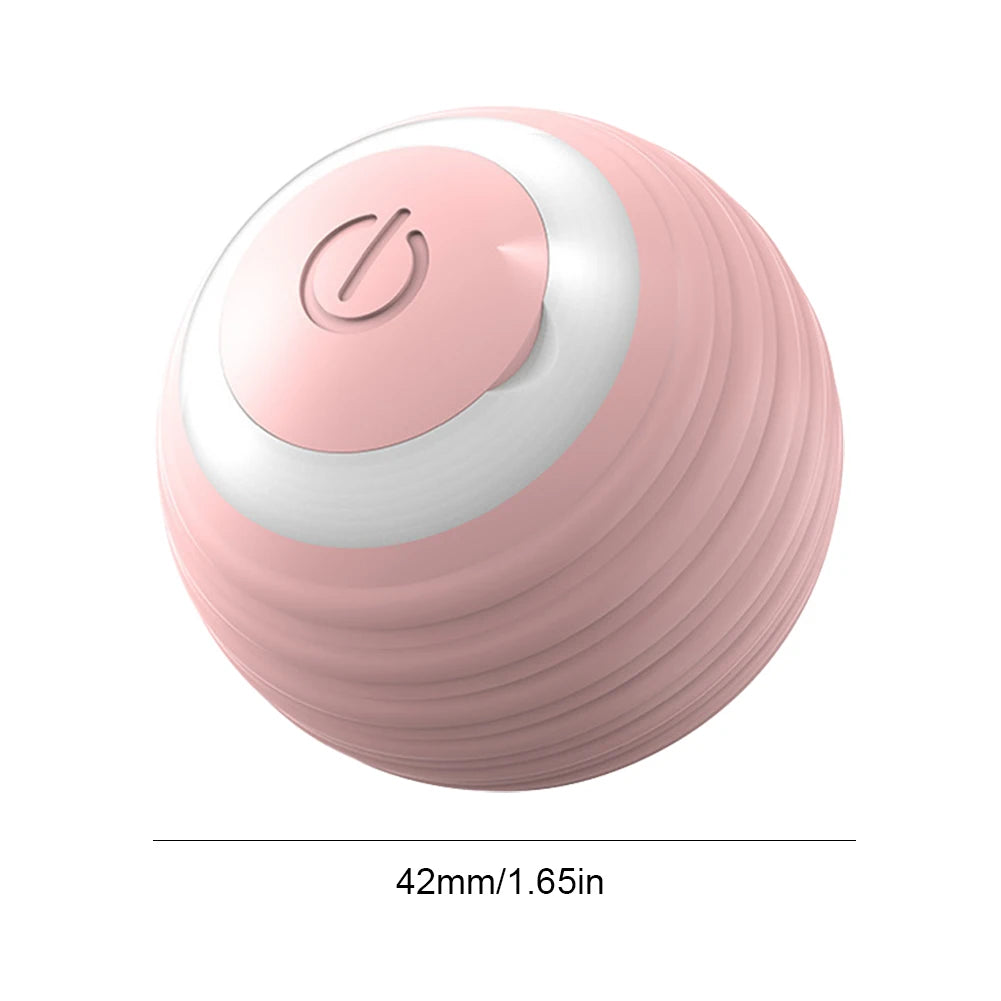 Interactive Plush Dog Toy – Self-Moving Bouncing Ball with Sound & Bite-Resistant Design