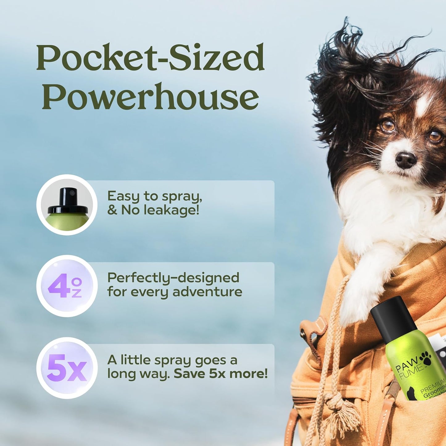 Pawfume Dog Detangler Grooming Spray – Royal Lavender – Long-Lasting Freshness, Hypoallergenic & Alcohol-Free – Coat Deodorizer & Moisturizer – 8oz