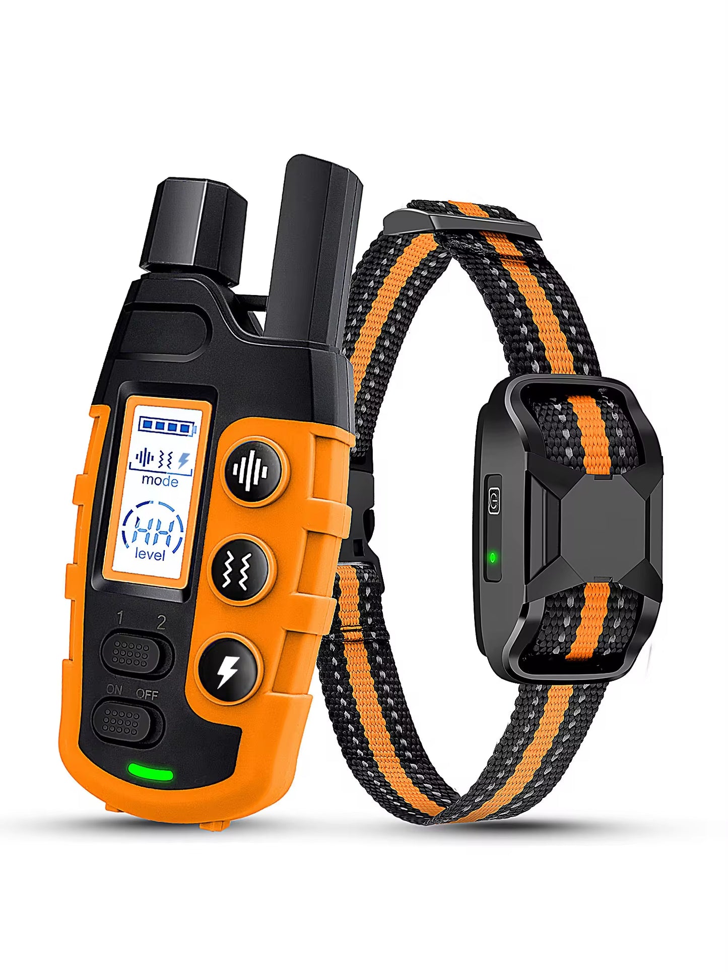 Waterproof Electric Dog Training Collar – 3300Ft Remote, Shock & Vibration