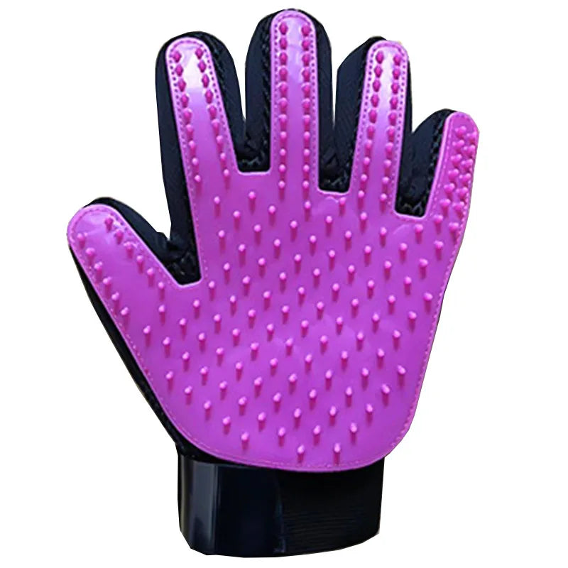 Pet Grooming Glove – Deshedding Brush & Massage Tool for Cats & Dogs