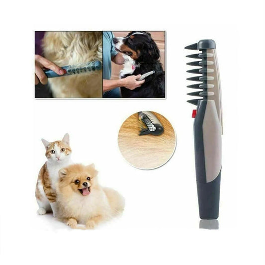 Electric Pet Grooming Comb – Removes Mats & Tangles for Dogs and Cats