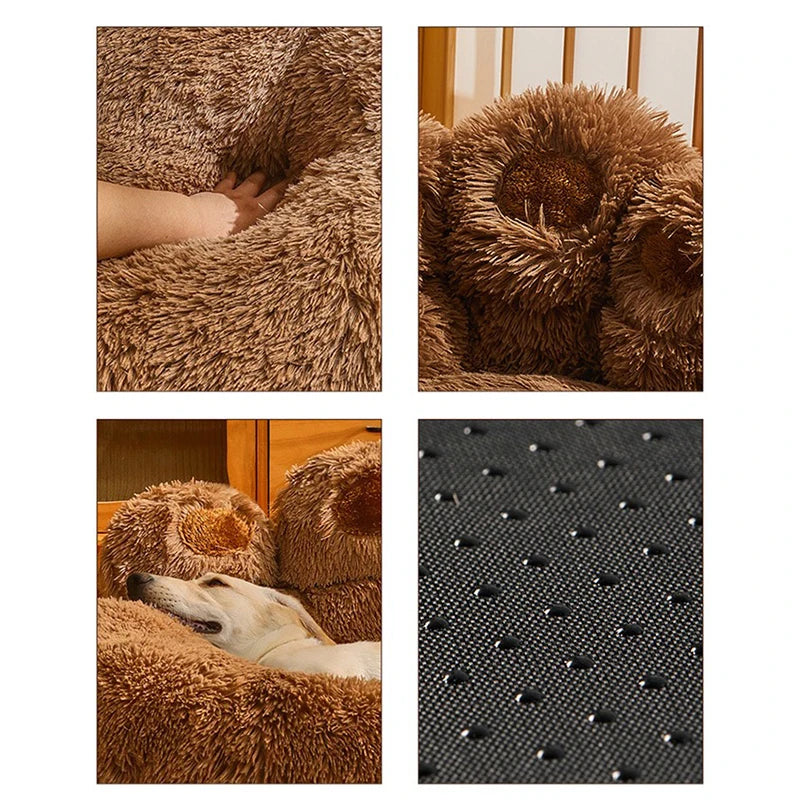 Plush Dog Sofa Bed – Washable, Warm & Comfortable for All Sizes