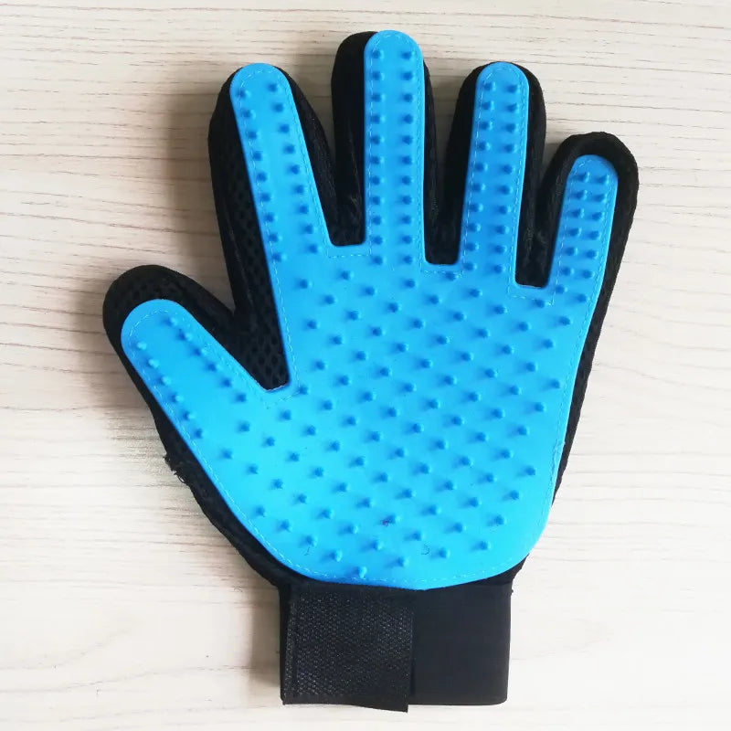 Pet Grooming Glove – Deshedding Brush & Massage Tool for Cats & Dogs