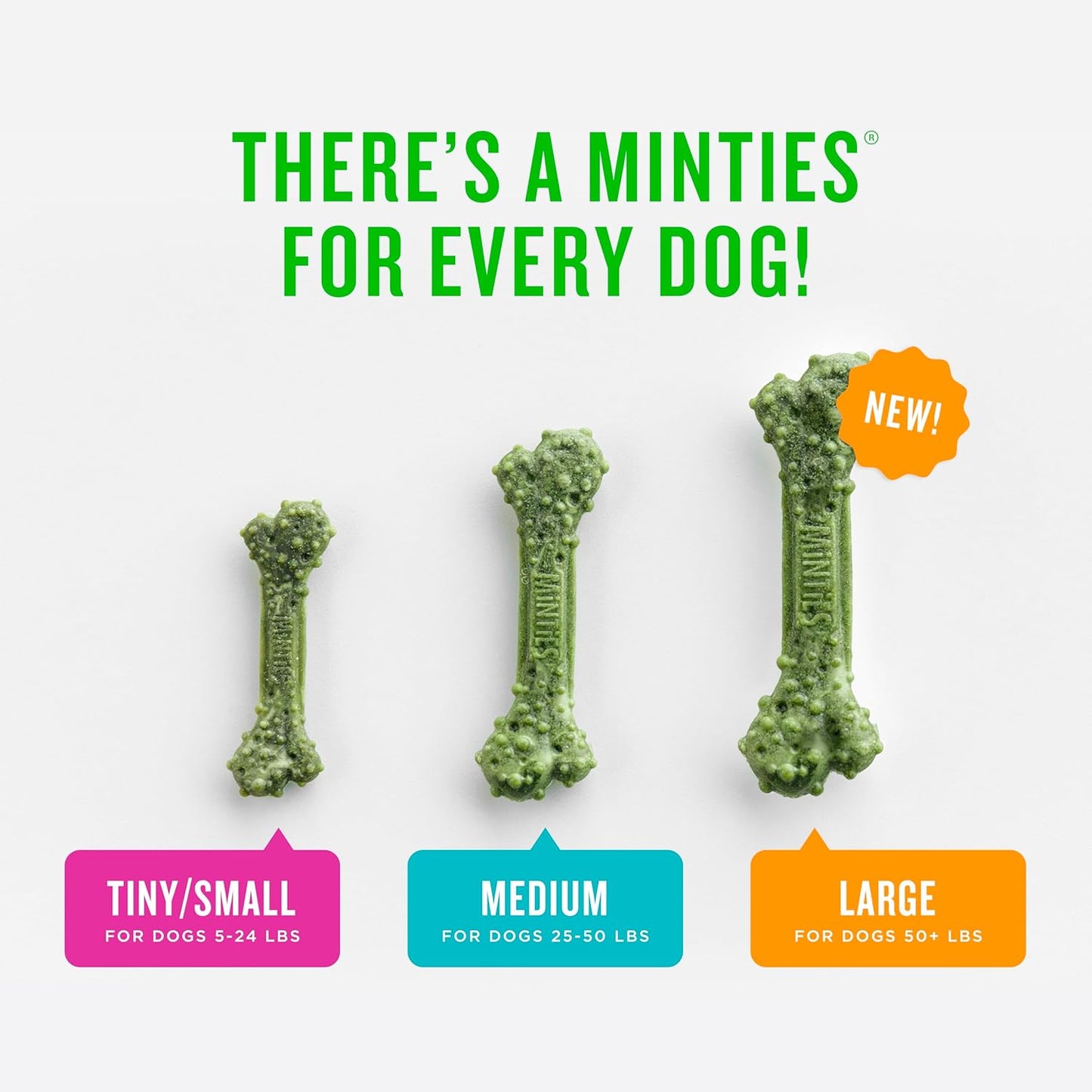 Dental Chews for Dogs, 40 Count, Vet-Recommended Mint-Flavored Treats for Tiny/Small Dogs 5-24 Lbs, Dental Bones Clean Teeth, Fight Bad Breath, and Removes Plaque and Tartar