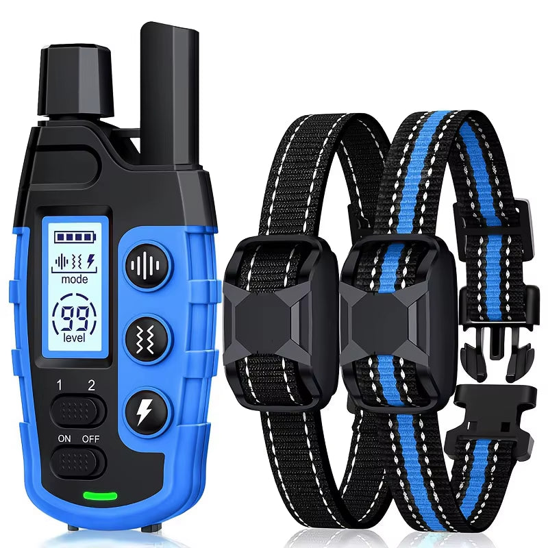 Waterproof Electric Dog Training Collar – 3300Ft Remote, Shock & Vibration