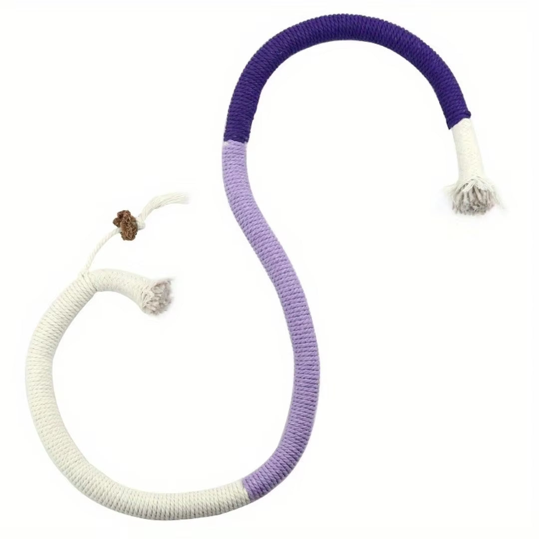 Catnip Rope Chew Toy – Cotton Teething & Teeth Cleaning for Cats