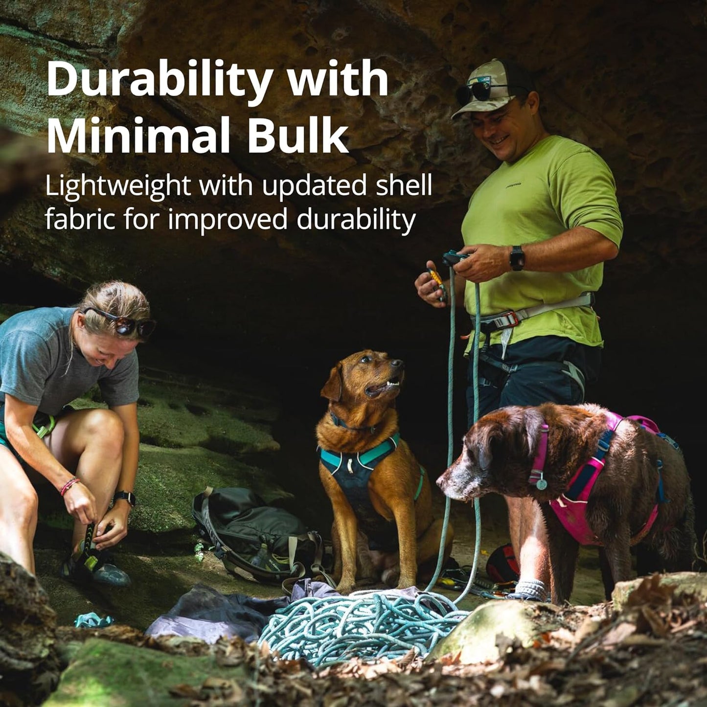 Flagline Dog Harness – Reflective, Padded No-Pull Harness with Handle (Meltwater Teal, Medium)