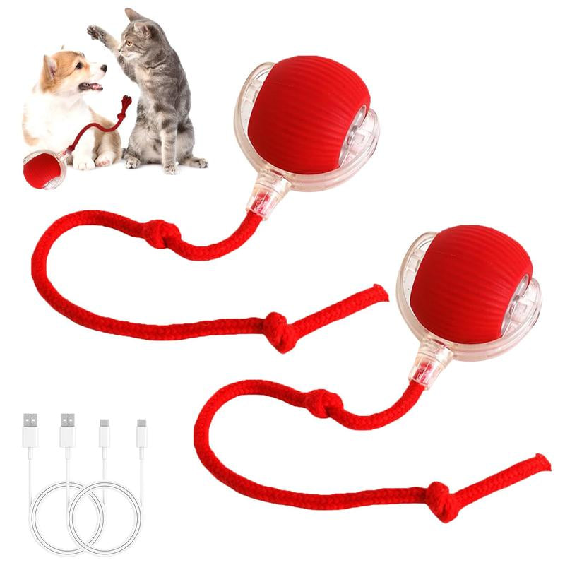 Interactive Cat Toy Ball – Automatic Rolling Motion-Sensor Pet Toy for Indoor Cats & Dogs (7cm)