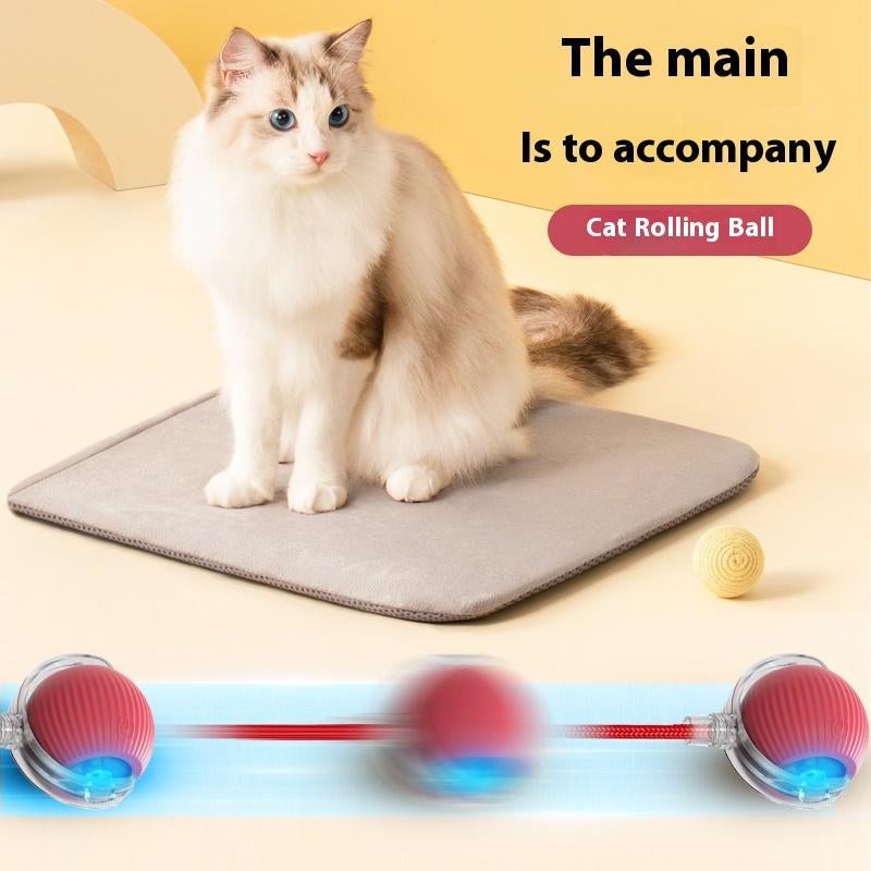 Interactive Cat Toy Ball – Automatic Rolling Motion-Sensor Pet Toy for Indoor Cats & Dogs (7cm)