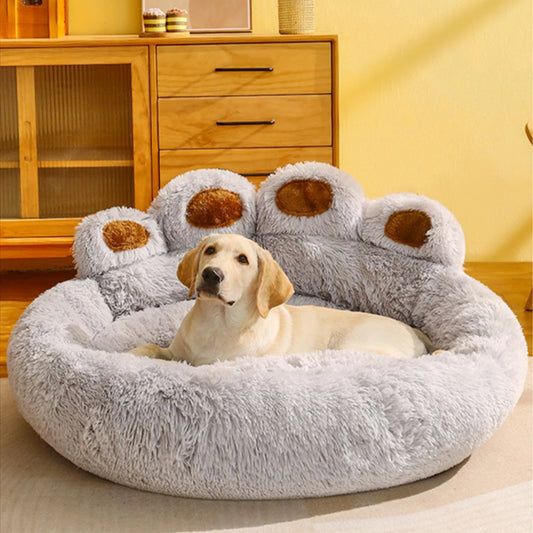 Plush Dog Sofa Bed – Washable, Warm & Comfortable for All Sizes