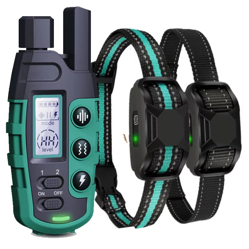 Waterproof Electric Dog Training Collar – 3300Ft Remote, Shock & Vibration