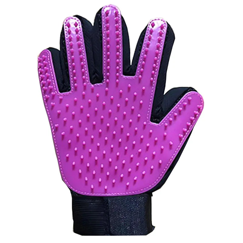 Pet Grooming Glove – Deshedding Brush & Massage Tool for Cats & Dogs