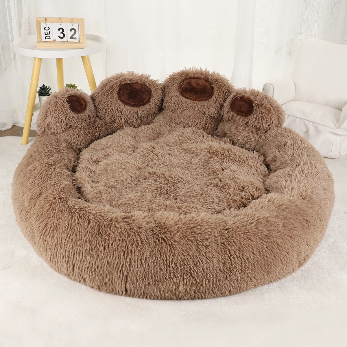 Plush Dog Sofa Bed – Washable, Warm & Comfortable for All Sizes
