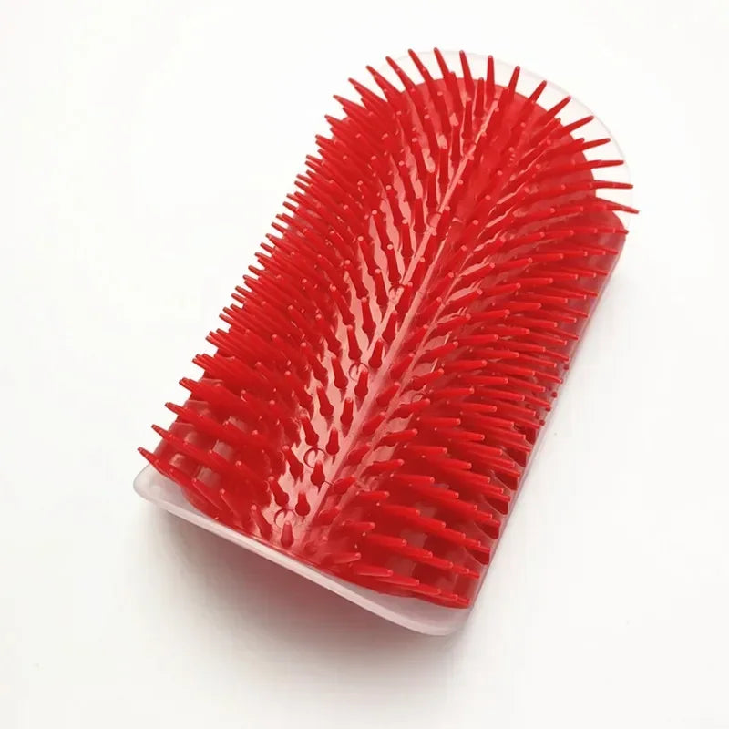 Cat Self-Grooming Wall Brush with Catnip – Corner Massage Comb