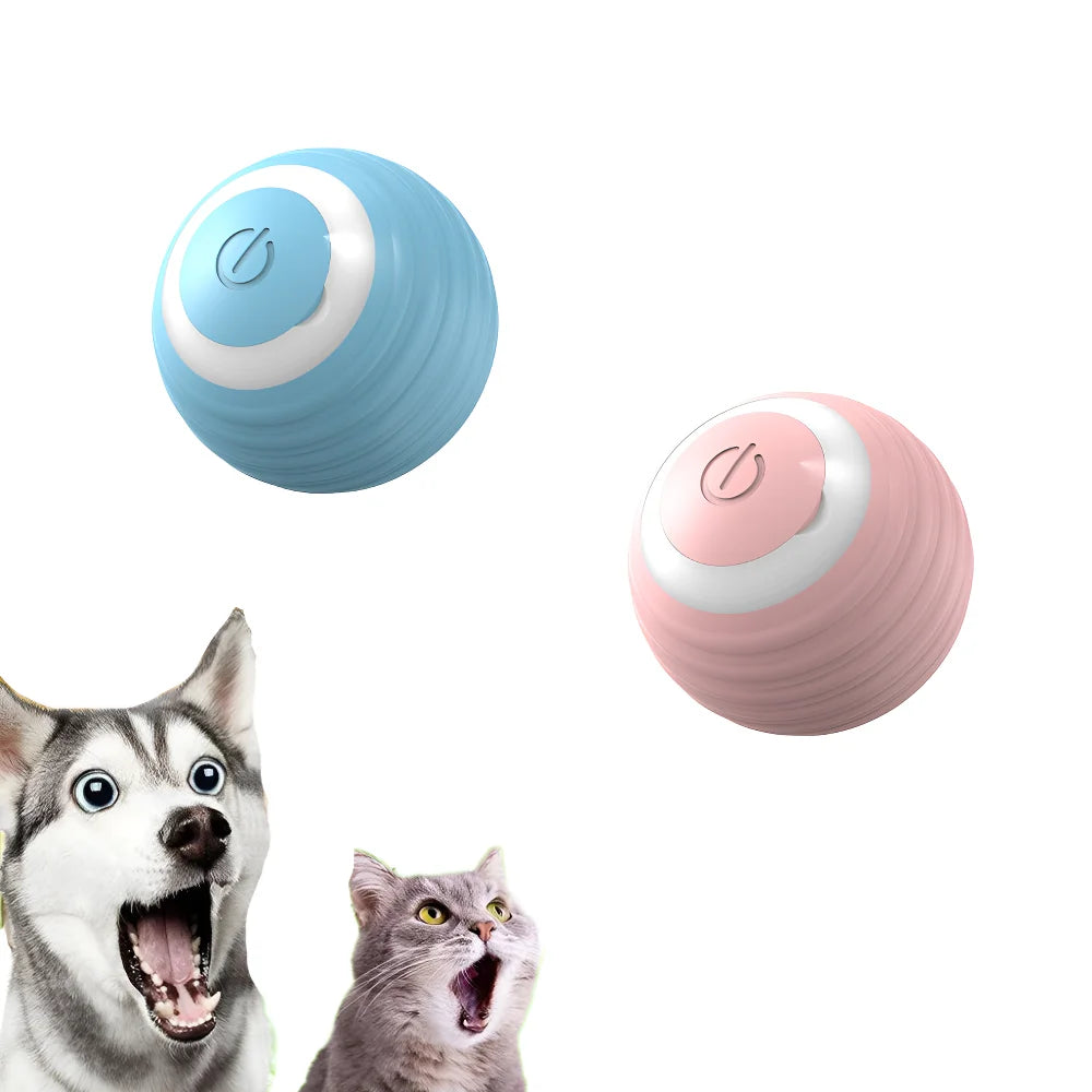 Smart Interactive Cat Ball – Auto Rolling & Rechargeable Toy