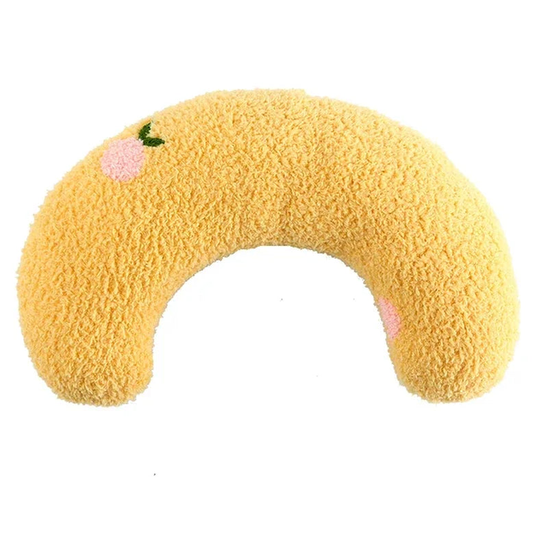 U-Shaped Pet Pillow – Soft Neck & Headrest for Cats and Small Dogs