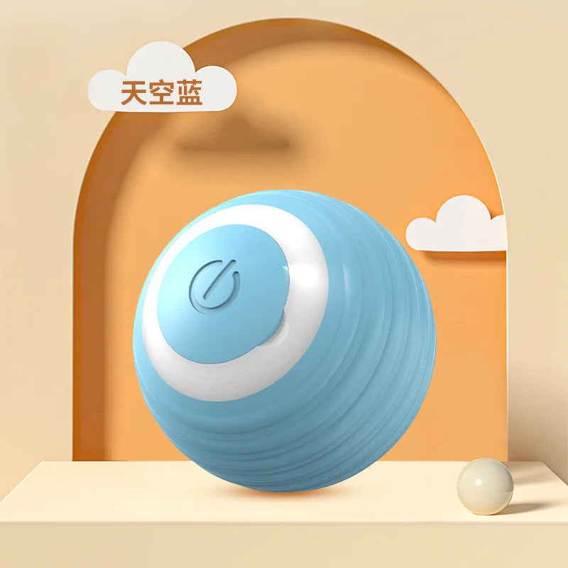 Smart Interactive Cat Ball – Auto Rolling & Rechargeable Toy
