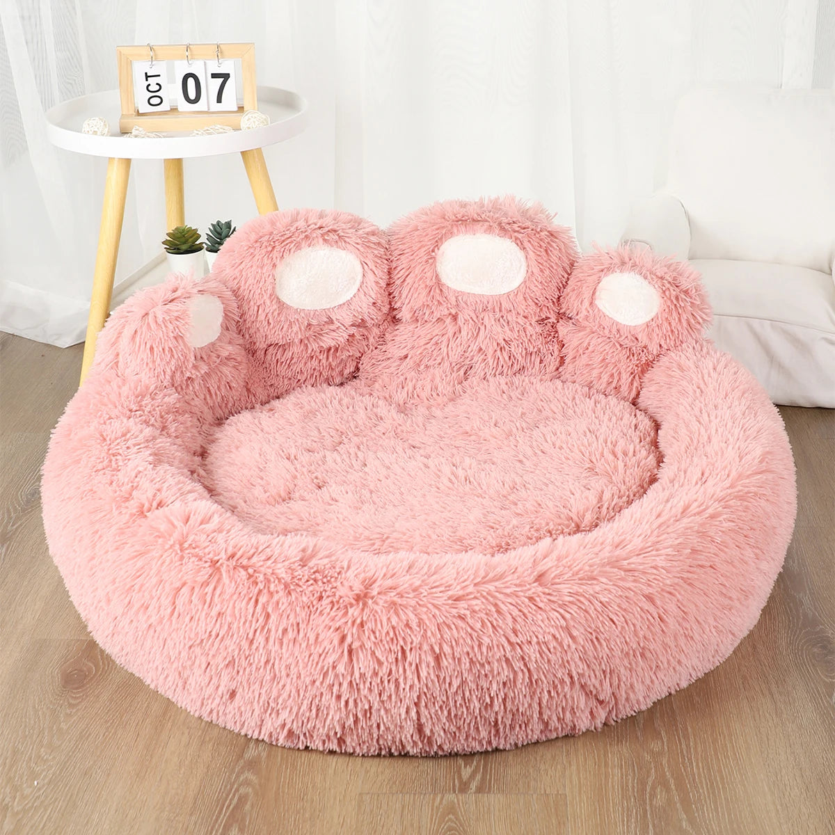 Plush Dog Sofa Bed – Washable, Warm & Comfortable for All Sizes