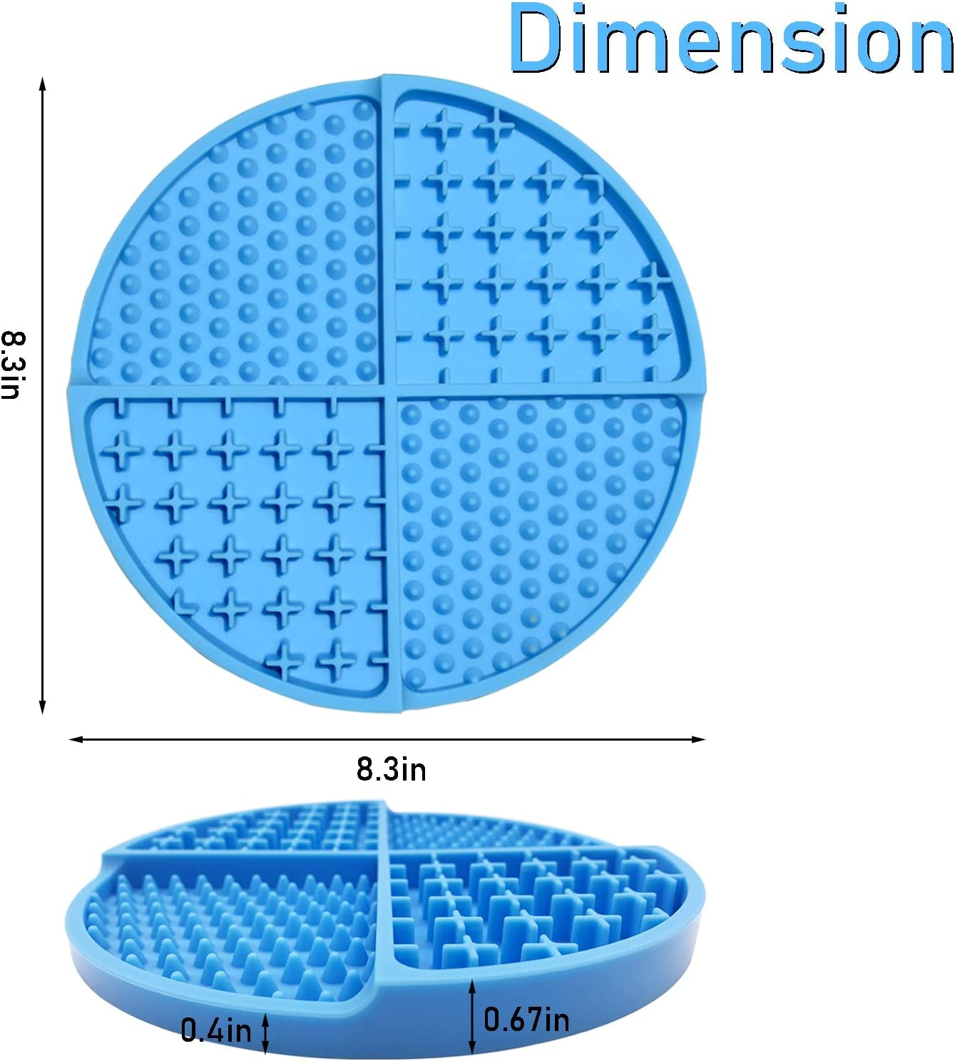 Slow Feeder Lick Mat – Anxiety Relief & Enrichment for Dogs & Cats