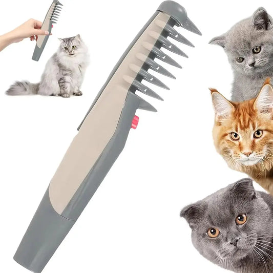 Electric Pet Grooming Comb – Removes Mats & Tangles for Dogs and Cats