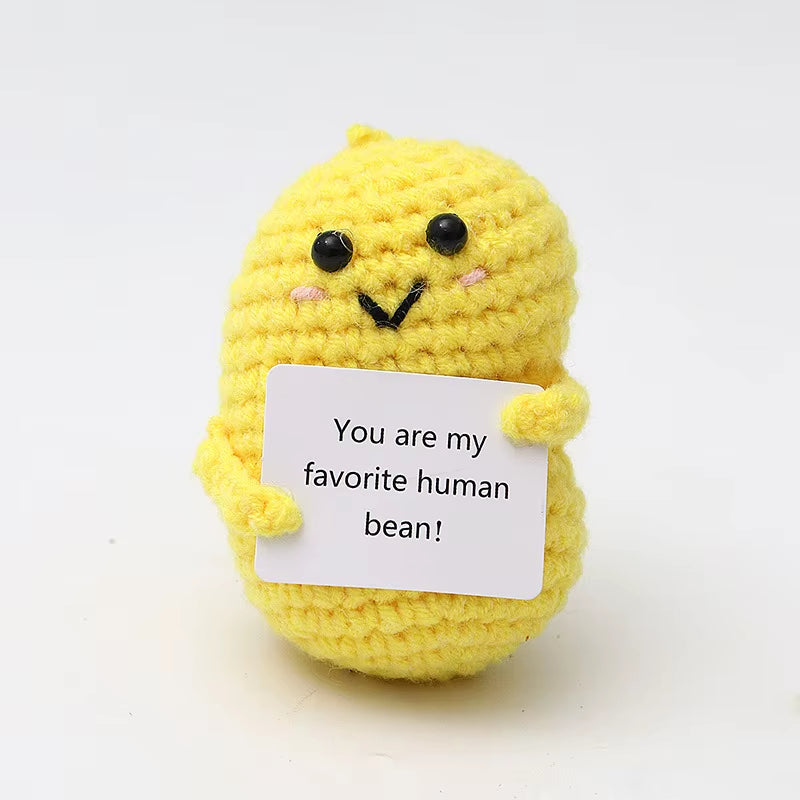 Handmade Crochet Potato Doll – Cute Mini Plush Ornament Gift