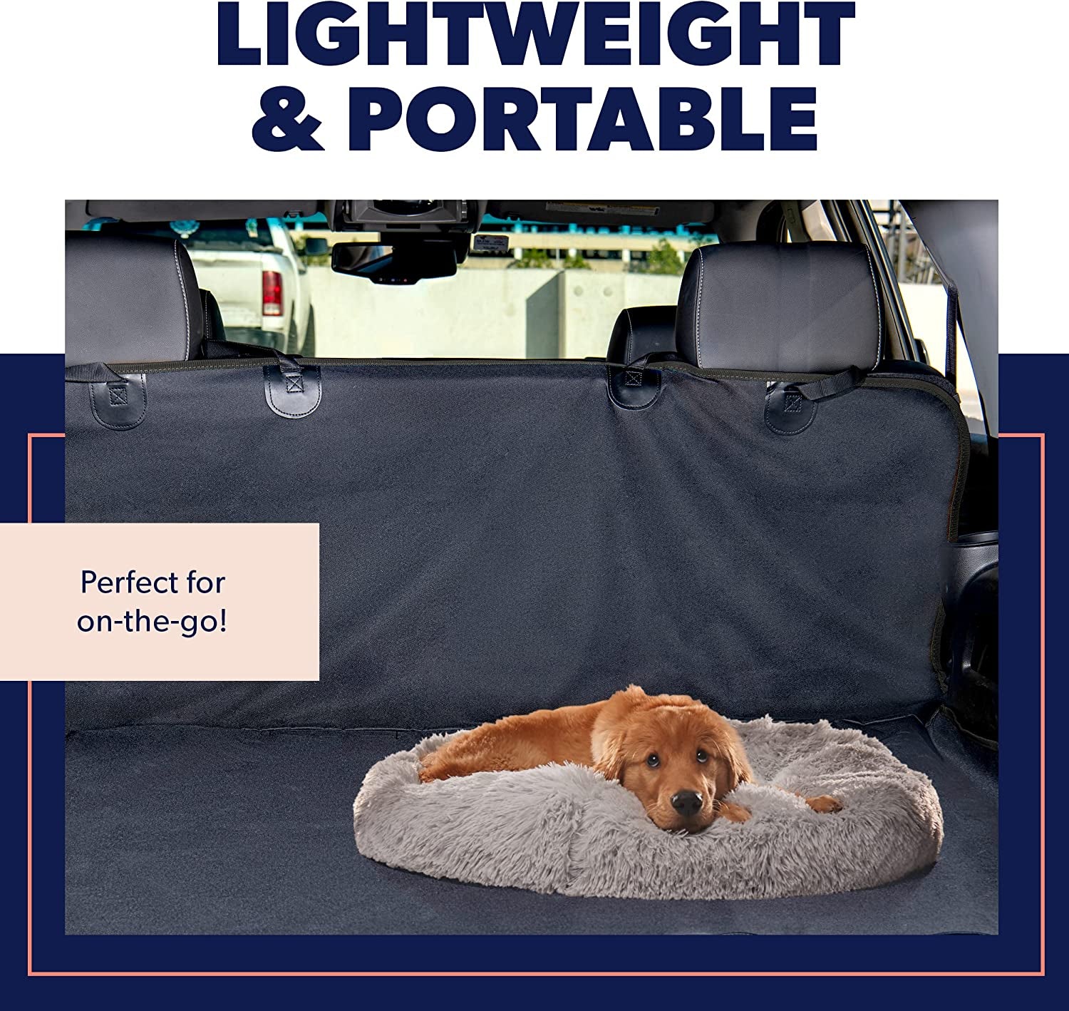 Small Light Grey Calming Orthopedic Dog Bed – Anti-Anxiety Donut Bed for Dogs up to 25 lbs – Joint Support, Washable, Faux Fur Comfort