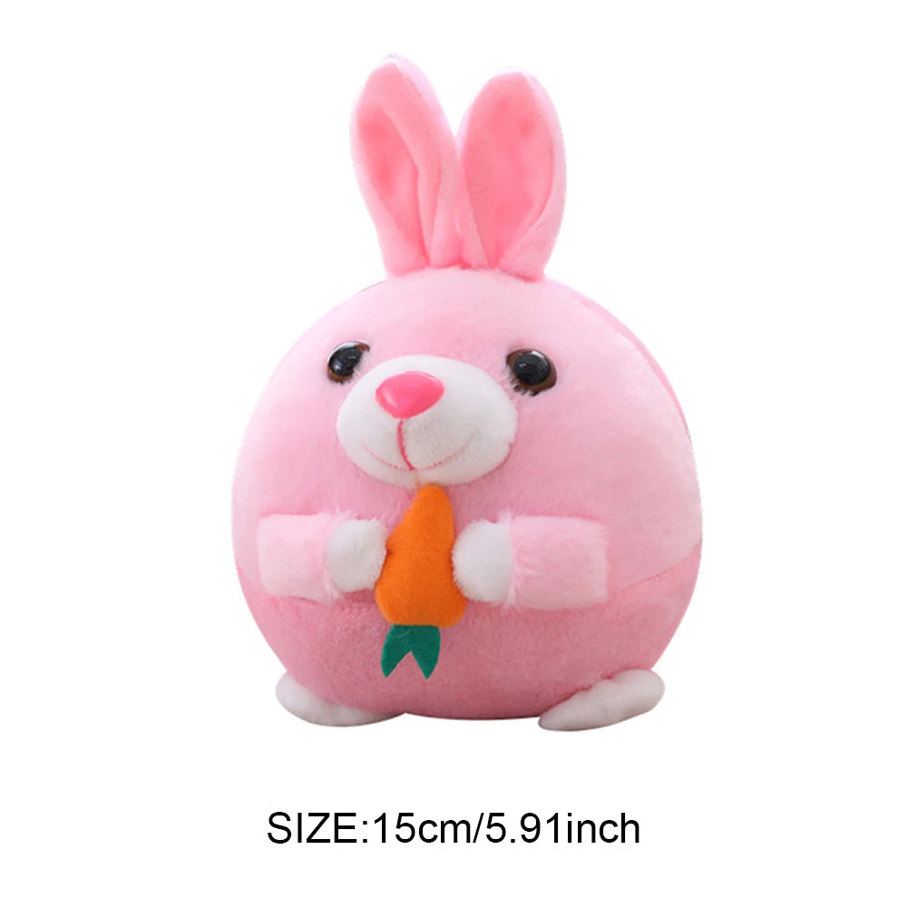 Interactive Plush Dog Toy – Self-Moving Bouncing Ball with Sound & Bite-Resistant Design