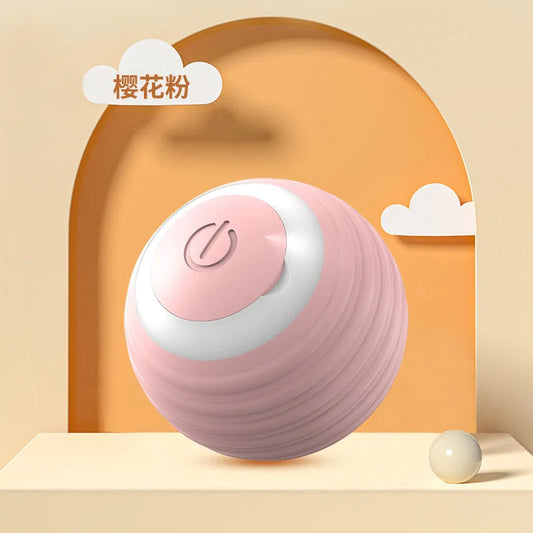 Smart Interactive Cat Ball – Auto Rolling & Rechargeable Toy