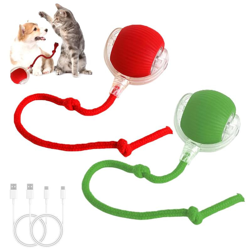 Interactive Cat Toy Ball – Automatic Rolling Motion-Sensor Pet Toy for Indoor Cats & Dogs (7cm)
