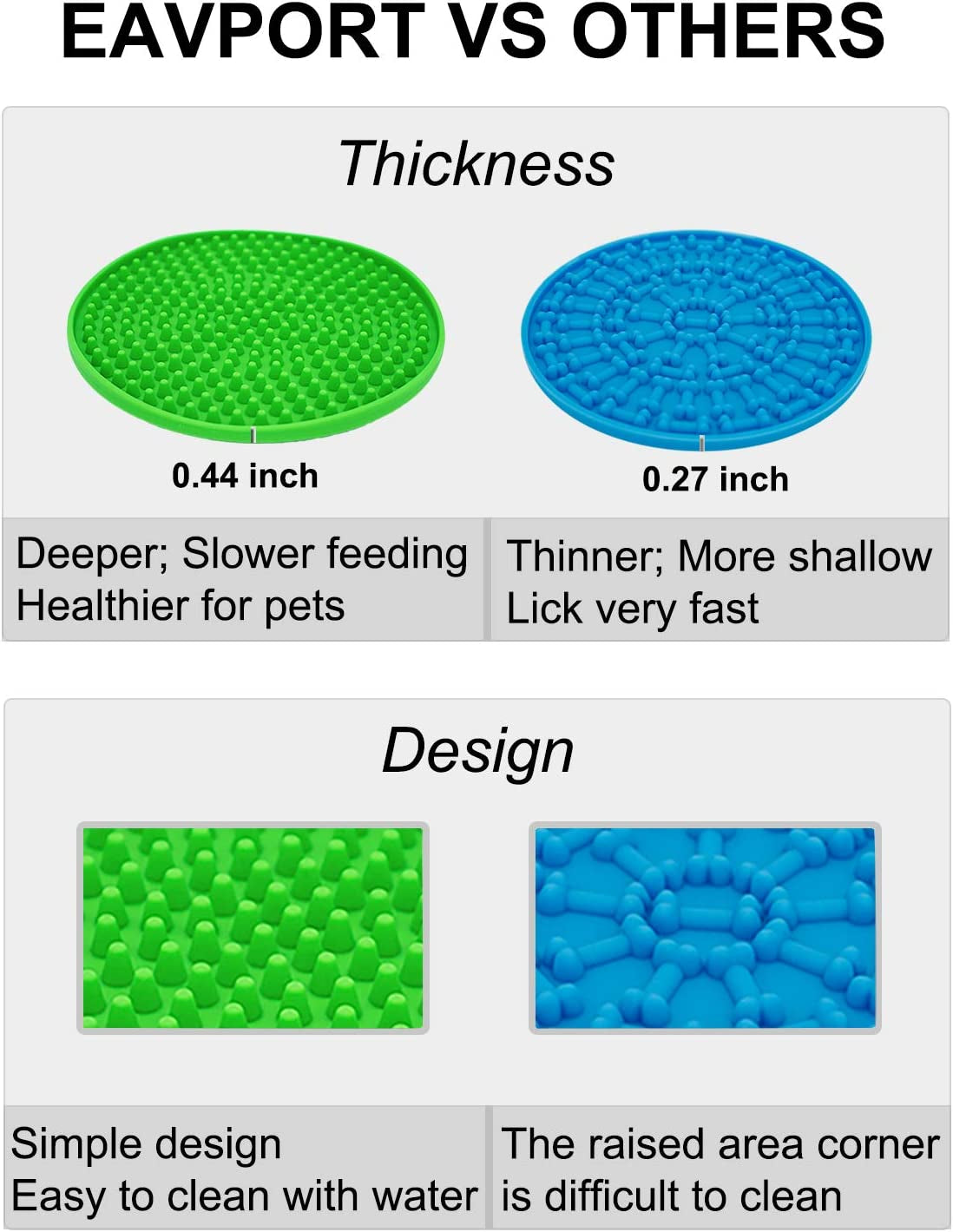 Dog Lick Mat with Suction Cups – Slow Feeder & Bath Distraction Pad