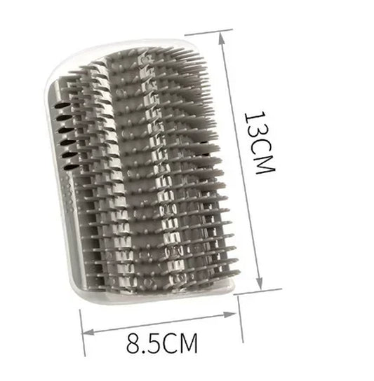Cat Self-Grooming Wall Brush with Catnip – Corner Massage Comb