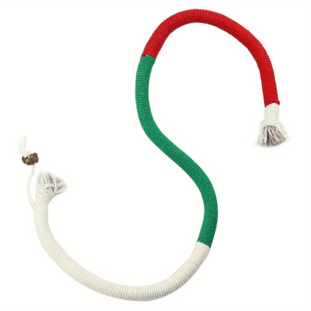 Catnip Rope Chew Toy – Cotton Teething & Teeth Cleaning for Cats