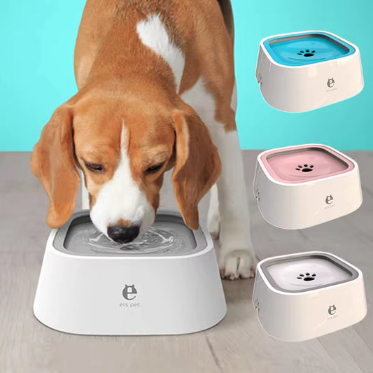 No-Spill Floating Pet Water Bowl – Anti-Wet Mouth & Splash-Proof