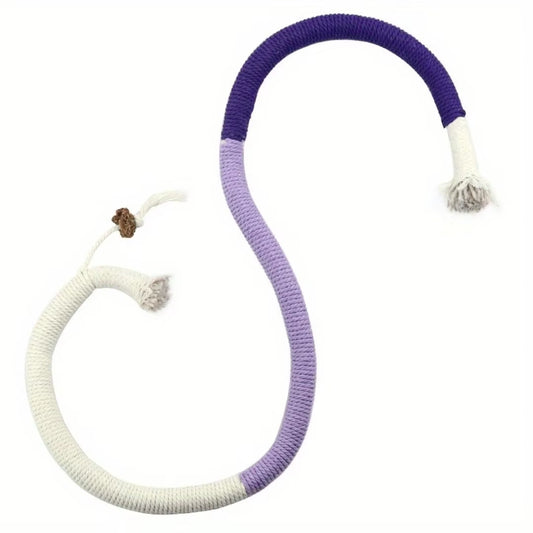 Catnip Rope Chew Toy – Cotton Teething & Teeth Cleaning for Cats