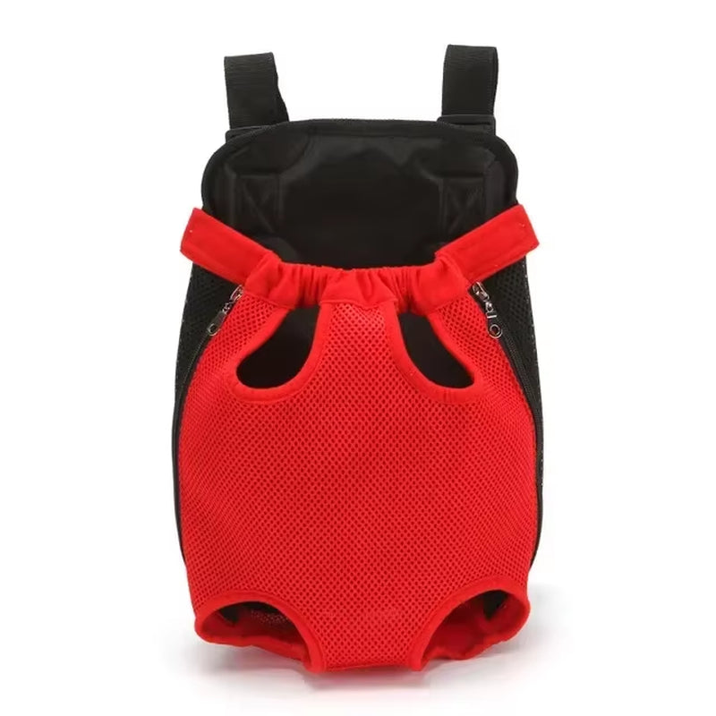 Breathable Pet Carrier Backpack – Front/Back Wear with Mesh Design